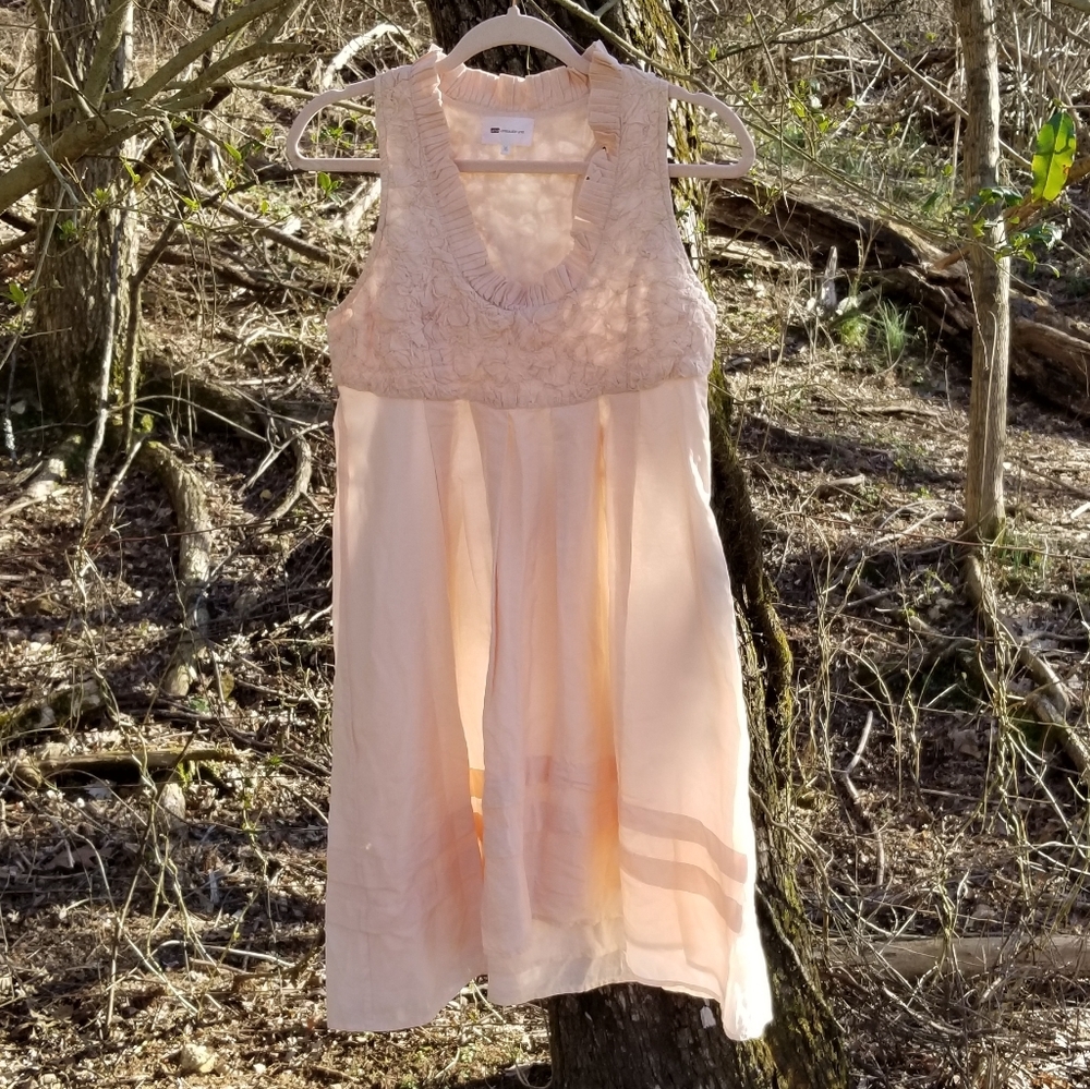 Athe Vanessa Bruno Pink Sleeveless Tunic Dress